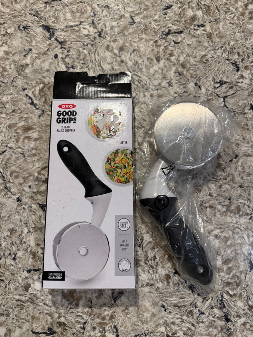Oxo Good Grips 2 Blade Salad Chopper in Black and Silver
